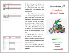 Personalized Book Brochure